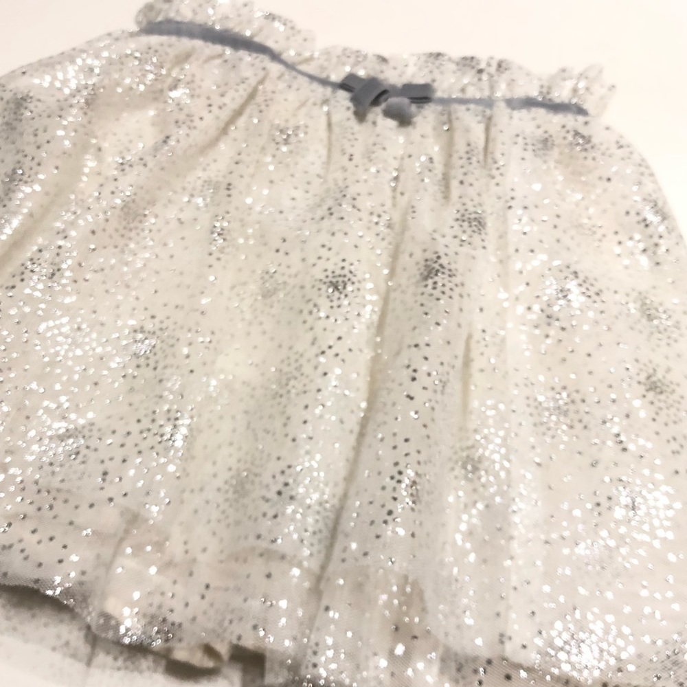 White Tutu with Velvet Bow